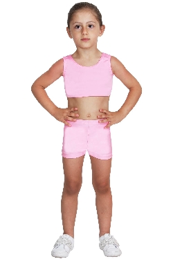 SHORT DANZA LYCRA ROSA BABY